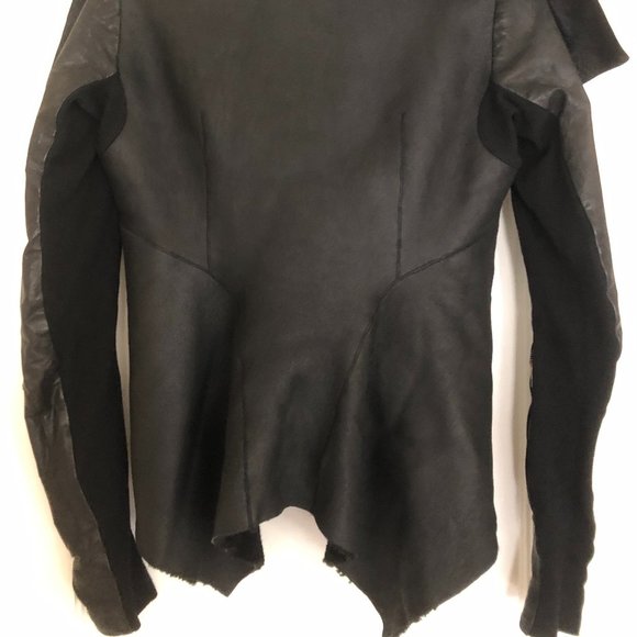 Rick Owens Lambskin Leather Jacket ( Rare IT 46 / US 12) - Picture 3 of 12